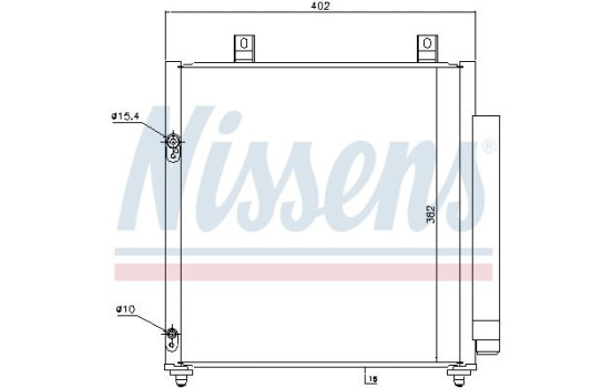 Condenser, air conditioning 940447 Nissens, Image 2