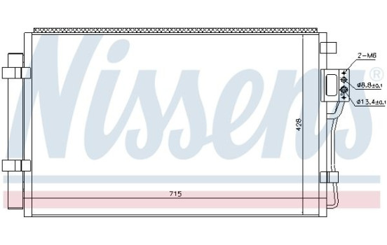 Condenser, air conditioning 940449 Nissens, Image 2