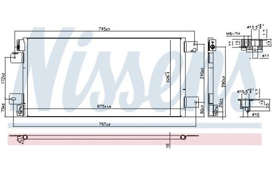 Condenser, air conditioning 940460 Nissens, Image 6