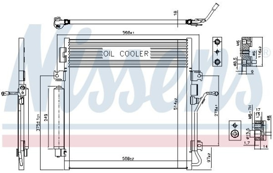 Condenser, air conditioning 940461 Nissens, Image 5
