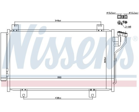 Condenser, air conditioning 940471 Nissens, Image 5