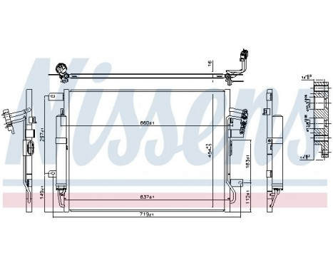 Condenser, air conditioning 940481 Nissens, Image 5