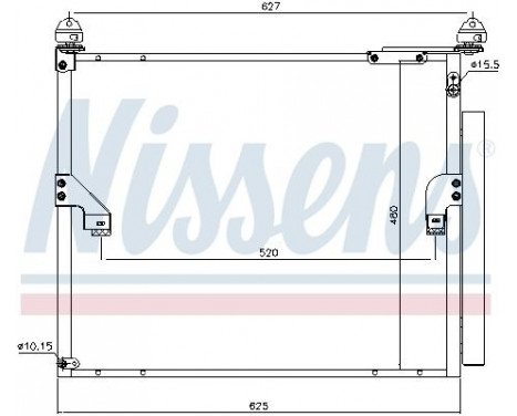 Condenser, air conditioning 940508 Nissens, Image 5
