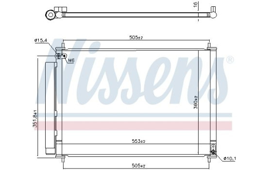 Condenser, air conditioning 940537 Nissens, Image 5