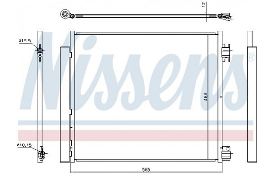Condenser, air conditioning 940546 Nissens, Image 2