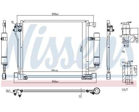 Condenser, air conditioning 940555 Nissens, Image 6