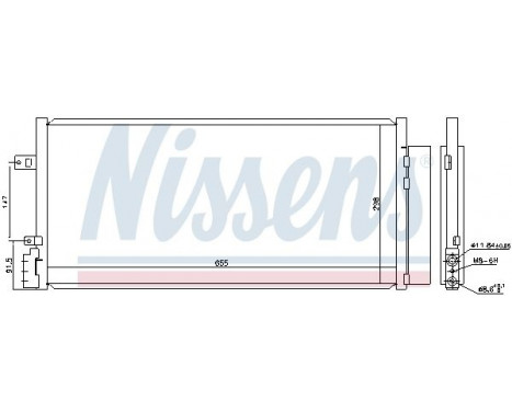 Condenser, air conditioning 940581 Nissens, Image 5