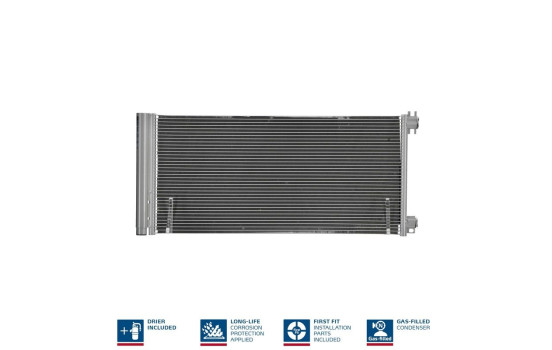 Condenser, air conditioning 940596 Nissens, Image 3
