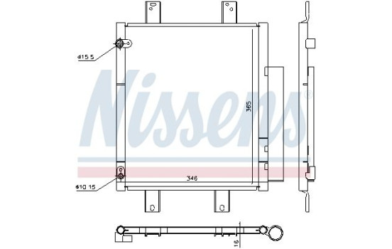 Condenser, air conditioning 940612 Nissens, Image 6