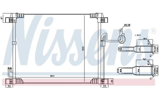 Condenser, air conditioning 940616 Nissens, Image 5