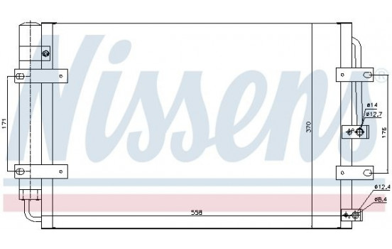 Condenser, air conditioning 940631 Nissens, Image 5