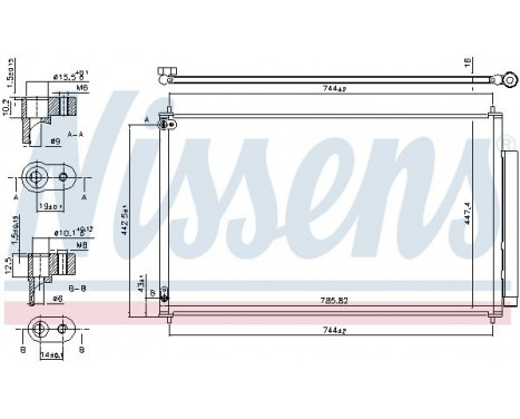 Condenser, air conditioning 940641 Nissens, Image 5