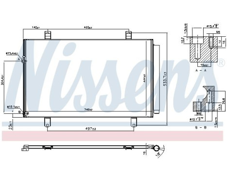 Condenser, air conditioning 940649 Nissens, Image 5