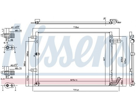 Condenser, air conditioning 940675 Nissens, Image 5