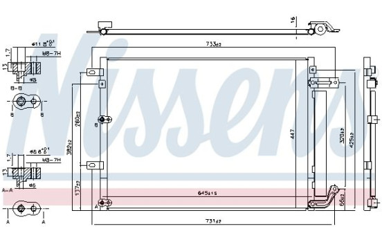 Condenser, air conditioning 940675 Nissens, Image 5