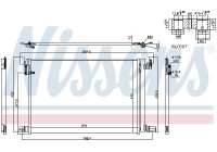 Condenser, air conditioning 940685 Nissens