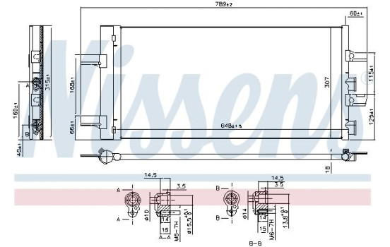 Condenser, air conditioning 940686 Nissens, Image 6
