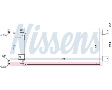 Condenser, air conditioning 940701 Nissens, Image 2