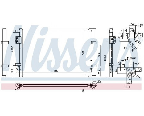 Condenser, air conditioning 940730 Nissens, Image 6