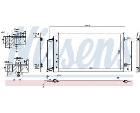 Condenser, air conditioning 940735 Nissens, Image 6