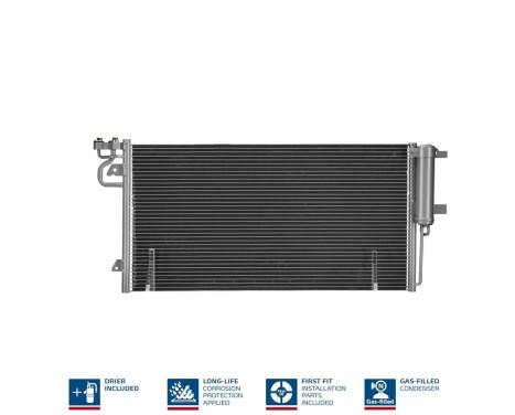 Condenser, air conditioning 940764 Nissens, Image 2