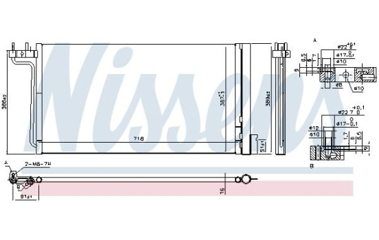 Condenser, air conditioning 940765 Nissens, Image 2
