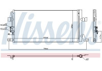 Condenser, air conditioning 940827 Nissens