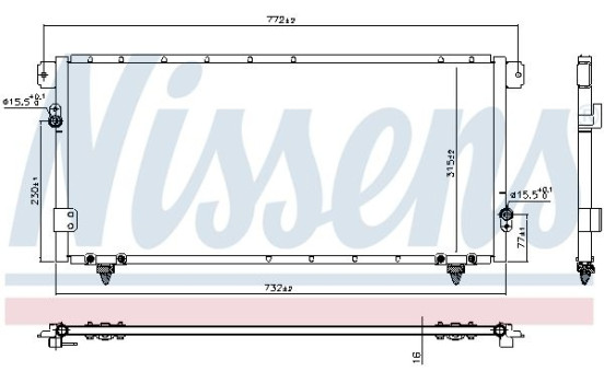 Condenser, air conditioning 940838 Nissens, Image 2