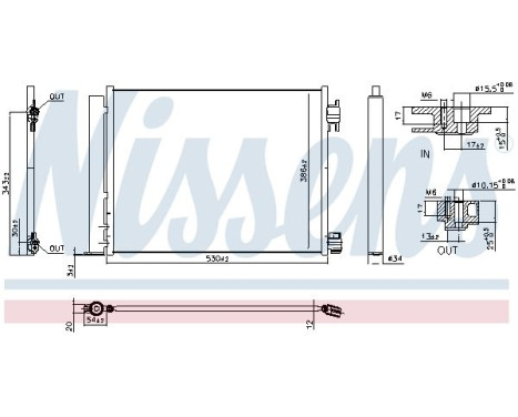 Condenser, air conditioning 940868 Nissens, Image 6