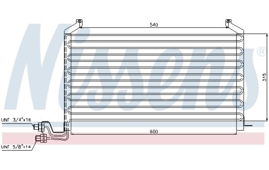 Condenser, air conditioning 94088 Nissens, Image 3