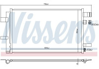 Condenser, air conditioning 940933 Nissens