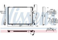 Condenser, air conditioning 940941 Nissens
