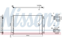 Condenser, air conditioning 940969 Nissens