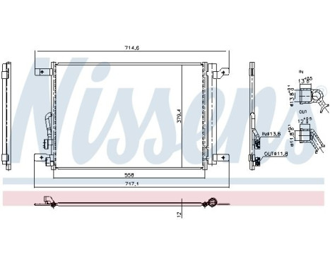 Condenser, air conditioning 940974 Nissens, Image 7