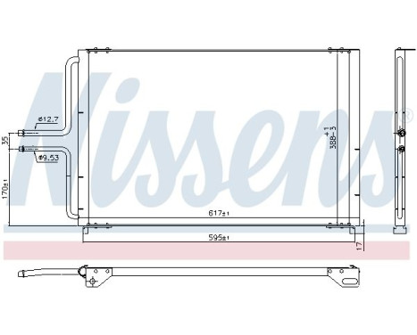 Condenser, air conditioning 940997 Nissens