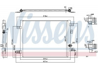 Condenser, air conditioning 941061 Nissens