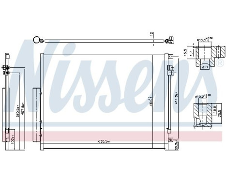 Condenser, air conditioning 941065 Nissens, Image 6