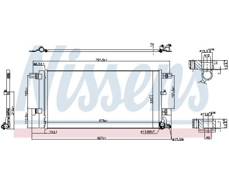 Condenser, air conditioning 941076 Nissens, Image 2