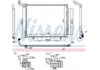 Condenser, air conditioning 941093 Nissens