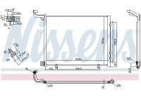 Condenser, air conditioning 941094 Nissens