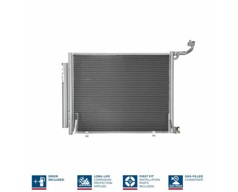 Condenser, air conditioning 941094 Nissens, Image 2