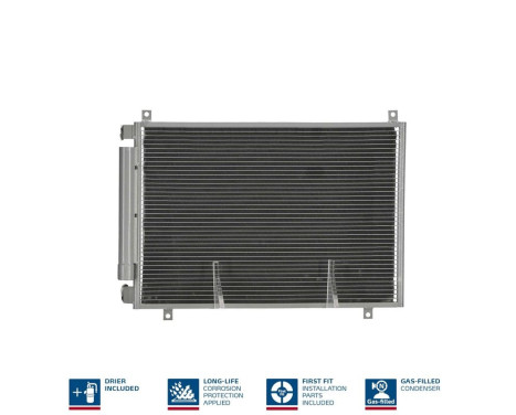 Condenser, air conditioning 941106 Nissens, Image 3