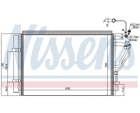 Condenser, air conditioning 941126 Nissens, Image 5