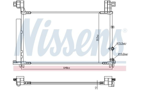 Condenser, air conditioning 941149 Nissens, Image 5