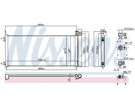 Condenser, air conditioning 941150 Nissens, Image 3