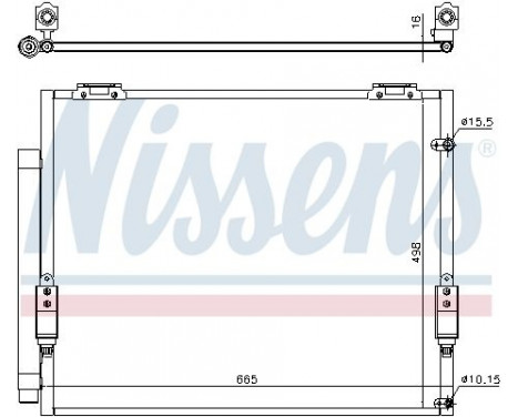Condenser, air conditioning 941151 Nissens, Image 5