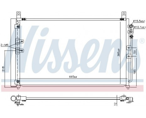Condenser, air conditioning 941167 Nissens, Image 5
