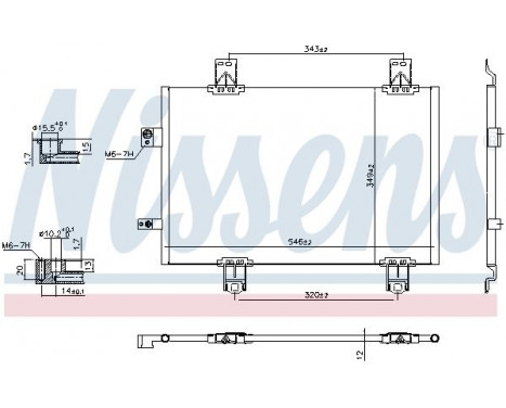 Condenser, air conditioning 941174 Nissens, Image 6