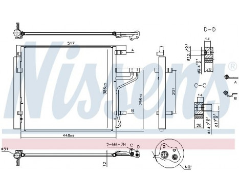 Condenser, air conditioning 941184 Nissens, Image 6