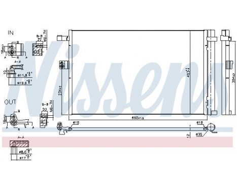 Condenser, air conditioning 941187 Nissens, Image 6